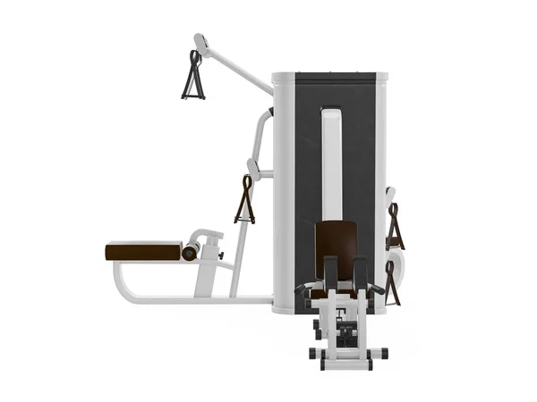 Multifunctional gym machine, front view — Stock Photo, Image