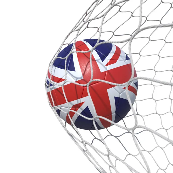 England Storbritannien engelska brittiska Britannia flagga fotboll ba — Stockfoto