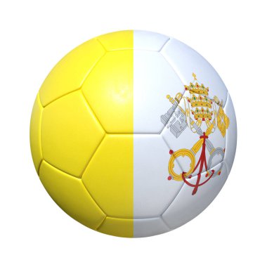 Ulusal bayrak Vatikan futbol topu