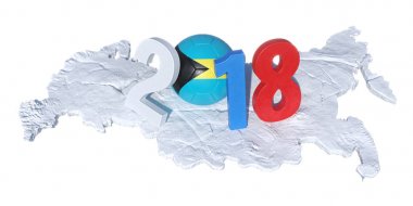 Bahamalar solda ile yazılı 2018 futbol topu hangi lai bayrak.