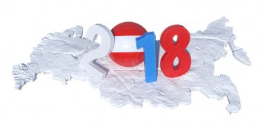 hangi bir Avusturya Avusturya bayrağı futbol topu ile yazılı 2018