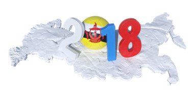 2018 yatırılır Brunei Brunei bayrağı futbol topu ile yazılı 