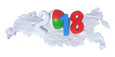 Madagaskar Madagascan bayrak futbol ile yazılı 2018 hangi top