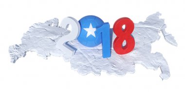 d yatırılır bir Somali Somali bayrağı futbol topu ile yazılı 2018
