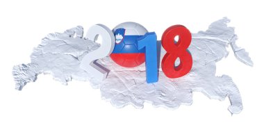 Slovenya Sloven Dili ile yazılmış 2018 futbol topu hangi la bayrak.