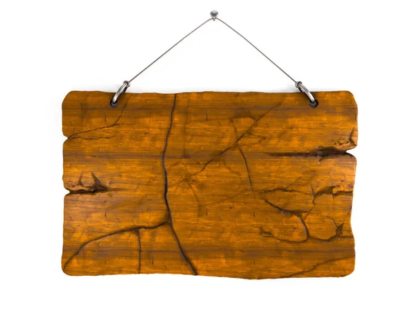 Old wood notice board — Stock Photo, Image