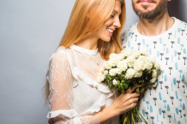 Çift, aşk, genç, erkek, stüdyo, kadın, güzel, seksi, backgr