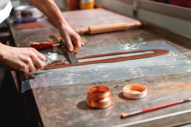 Şekerleme, el yapımı çikolata ve pasta üretimi, profesyonel mutfak.