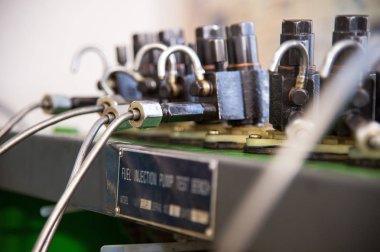 yakın çekim yüksek basınçlı dizel yakıt pompası test cihazı