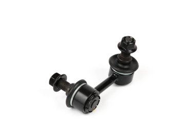 Askı aparatı sabitleyici süspansiyon ayarlayın. Beyaz bir arka plan üzerinde iki küresel eklem itme