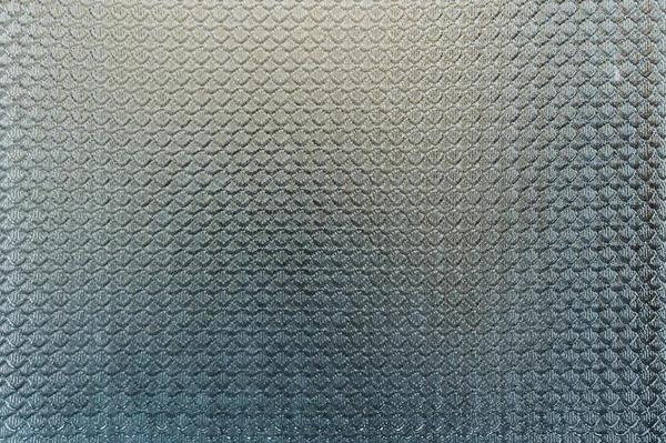 Padrão de volume de fundo texturizado em uma janela antiga de vidro azul claro com um gradiente. Cama cores gradiente fundo — Fotografia de Stock