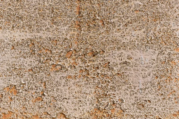 Beige Texture of painted metal surface with cracked paint. Finely detailed background — Stock Photo, Image