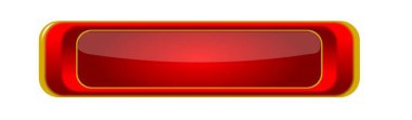 3d efekti kırmızı parlak parlak düğme