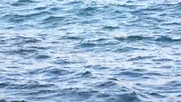 Beautiful Blue Sea Waves — Stock Video