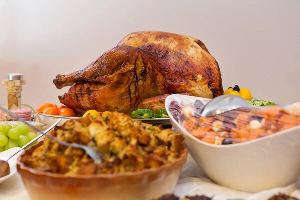 Вкусный экстравагантный ужин для индейки
 