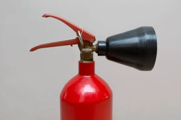 홈파이어 Extinguisher Red Base Black Nozzle 스톡 사진