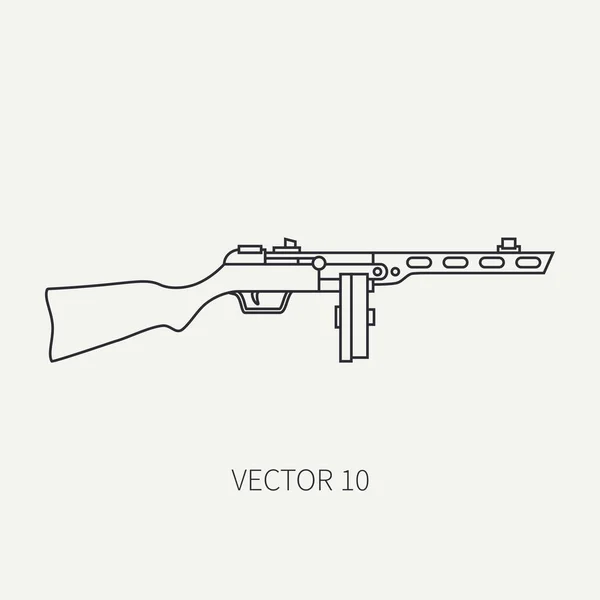Dibujos: armas de guerra dibujo | La línea icono militar vector plano