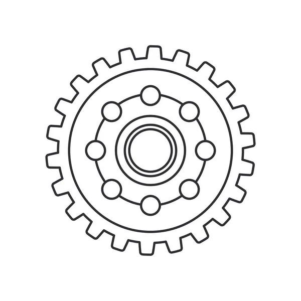 Çizgi vektör ikonu otomobil parçaları aksesuar sürüş teçhizatı. Tamir ekipmanları. Motor elementleri kataloğu. Eski bir araç sembolü. Motosiklet tamircisi. Ulaşım. Grafiksel element arkaplanı