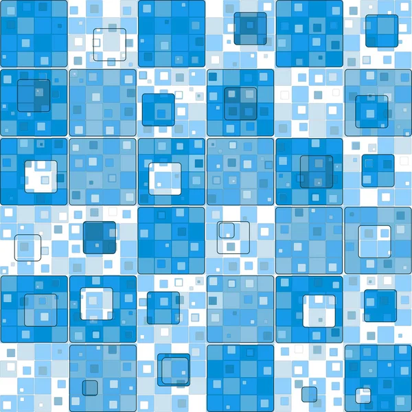 Geometrik mavi büyük kareler arka plan - illüstrasyon 