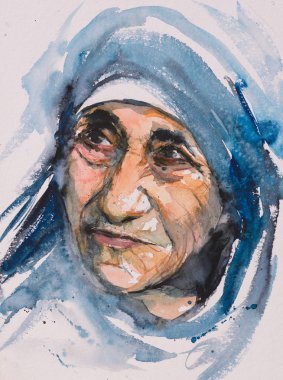  Rahibe Teresa portresi