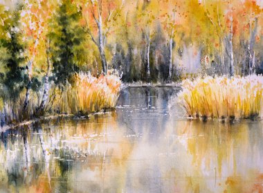 Orman Gölü sonbahar renkleri