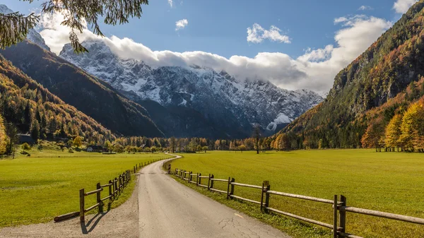 Vale de Logarska (Logarska dolina ) — Fotografia de Stock