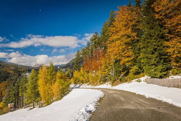 Camino en invierno — Foto de Stock