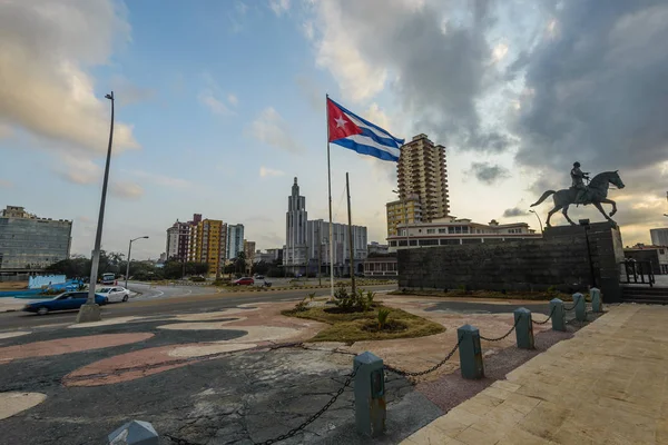 Havana Küba bayrağı. — Stok fotoğraf