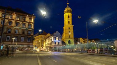 Graz mimari, gece