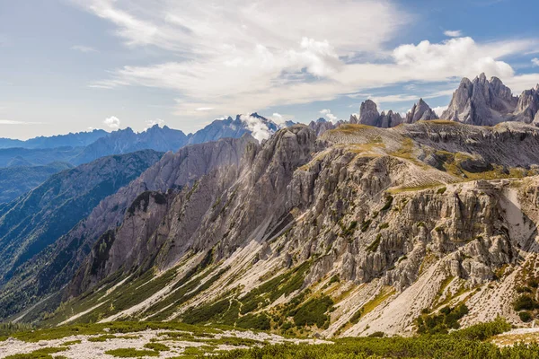 Rifugio Auronzo 自然公园Tre Cime Drei Zinnen Sexten Dolomites 意大利 — 图库照片