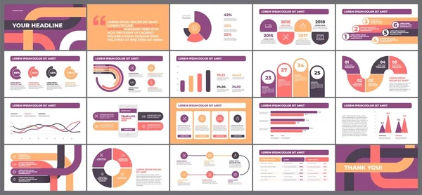 Sunu şablonu tasarım Infographic ile