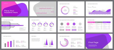 Sunu şablonu tasarım Infographic ile