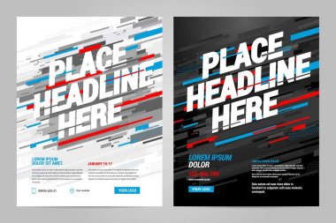 Broşür düzen templat tasarım