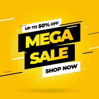 satış flaması şablonu