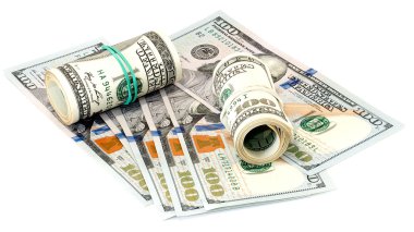 Bize 100 dolar banka notları demet