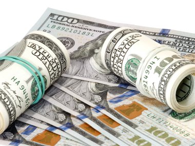 Dolar, arka plan, 100 dolar banka notları