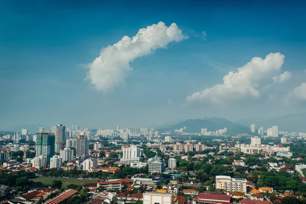 Pohled Shora Město Penang Malajsie — Stock fotografie