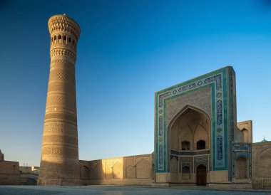 Özbekistan 'ın Buhara kentindeki antik binalar kompleksi