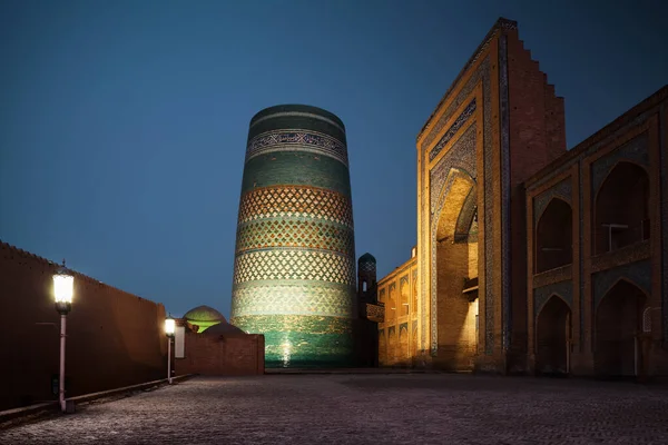 Orientalische Gebäude Der Altstadt Von Itchan Kala Chiwa Usbekistan — Stockfoto