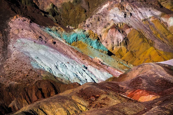 Gruppo Rocce Chiamato Artist Palette Nel Death Valley National Park — Foto Stock