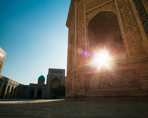 Complesso Edifici Antichi Nella Città Bukhara Uzbekistan — Foto Stock