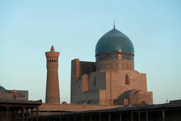 Kompleks Gamle Bygninger Byen Bukhara Usbekistan – stockfoto