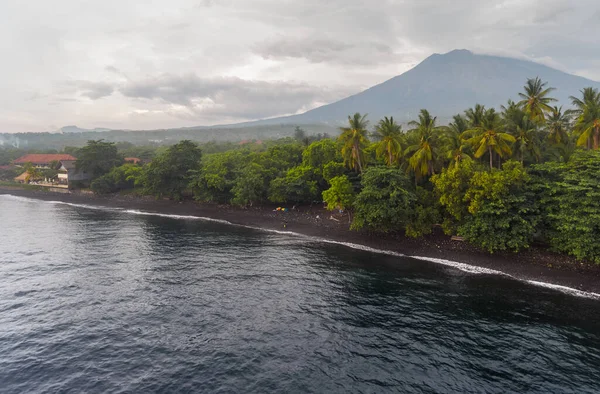 Wulkan Tropikalnej Wyspie Bali Indonezja — Zdjęcie stockowe