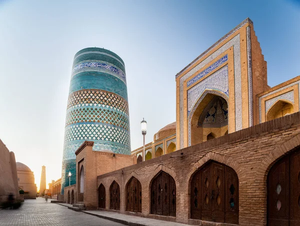 Bangunan Oriental Dari Kota Tua Itchan Kala Khiva Uzbekistan — Stok Foto