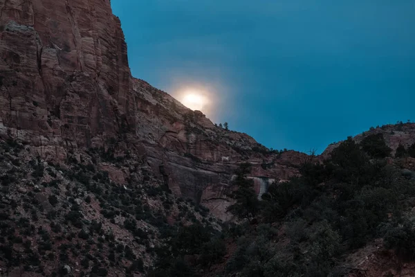 Sonnenaufgang Zion Nationalpark Usa — Stockfoto