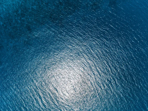 Blue Sea Surface Aerial View — Stock Photo, Image