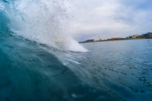 Close Shot Breaking Wave Splash — Stock Photo, Image