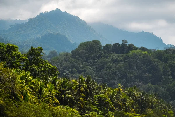 Zöld Hegyek Közel Város Uvita Costa Rica — Stock Fotó