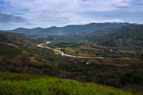 Valle Orosi Área Con Plantaciones Café Del País Costa Rica — Foto de Stock