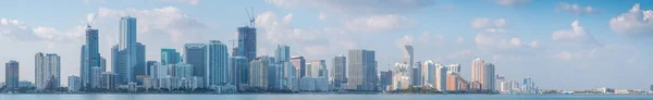 Skyline Van Stad Miami Een Dag — Stockfoto